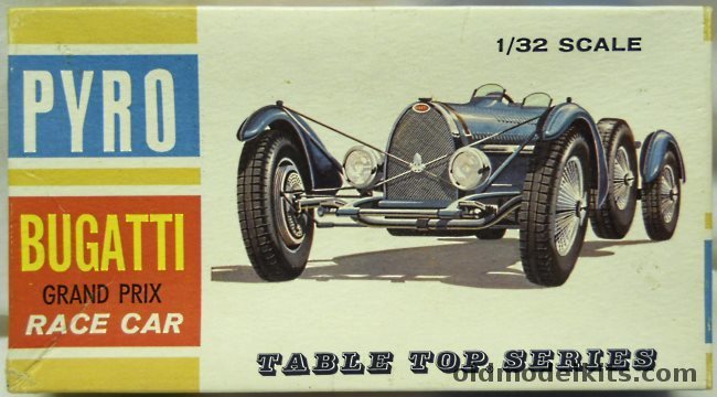 Pyro 1/32 1933 Bugatti Model 59 Grand Prix Racer Car, C303-60 plastic model kit